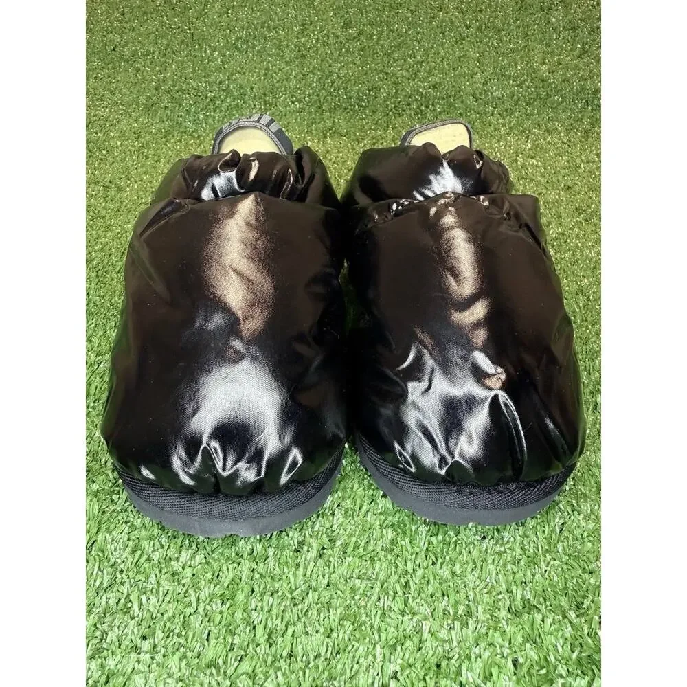 UGG Kids Puff Black Slingback Slippers Size 13 Brand New Without Box